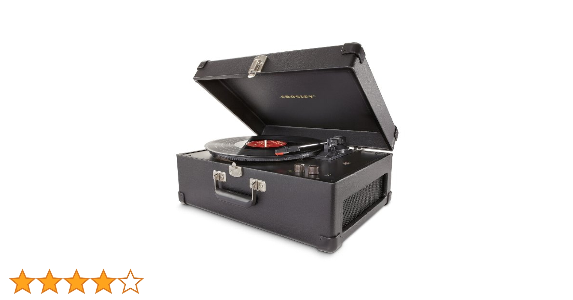 Crosley Keepsake トランク型USBレコードプレイヤー Crosley Keepsake トランク型USBレコードプレイヤー(Black